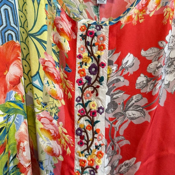 JOHNNY WAS Kara silk dress  XXL - Picture 15 of 16